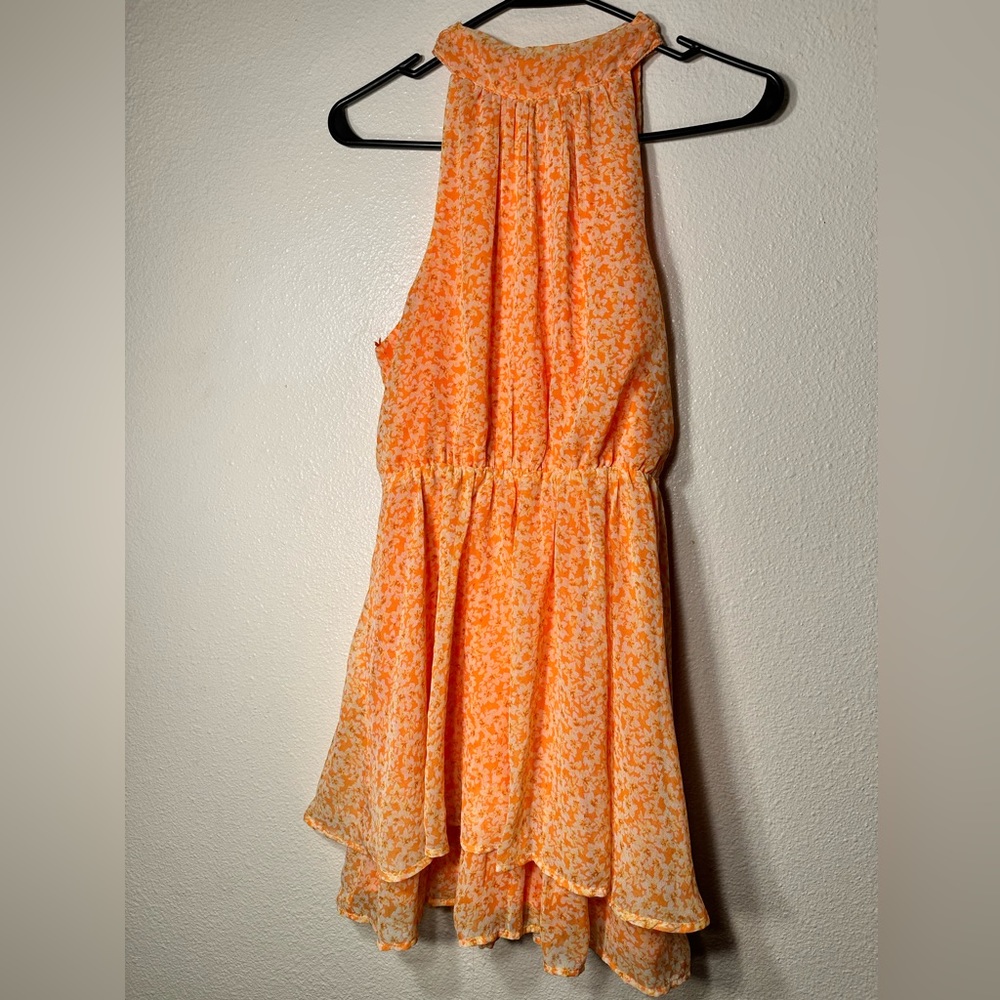 Sienna sky orange floral dress size medium - Picture 5 of 11